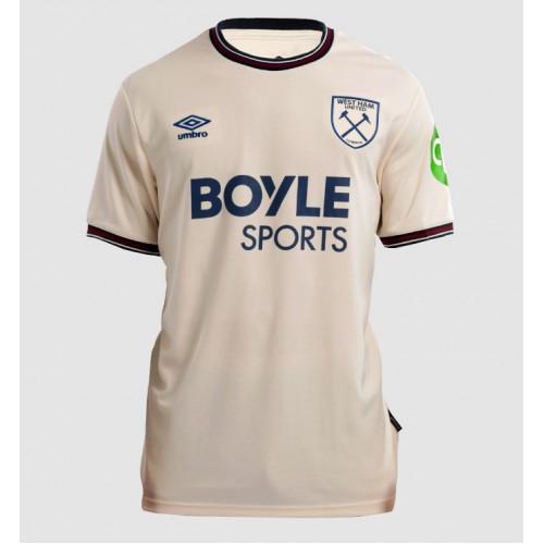 Lacne Muži Futbalové dres West Ham United James Ward-Prowse #8 2025-26 Krátky Rukáv - Preč